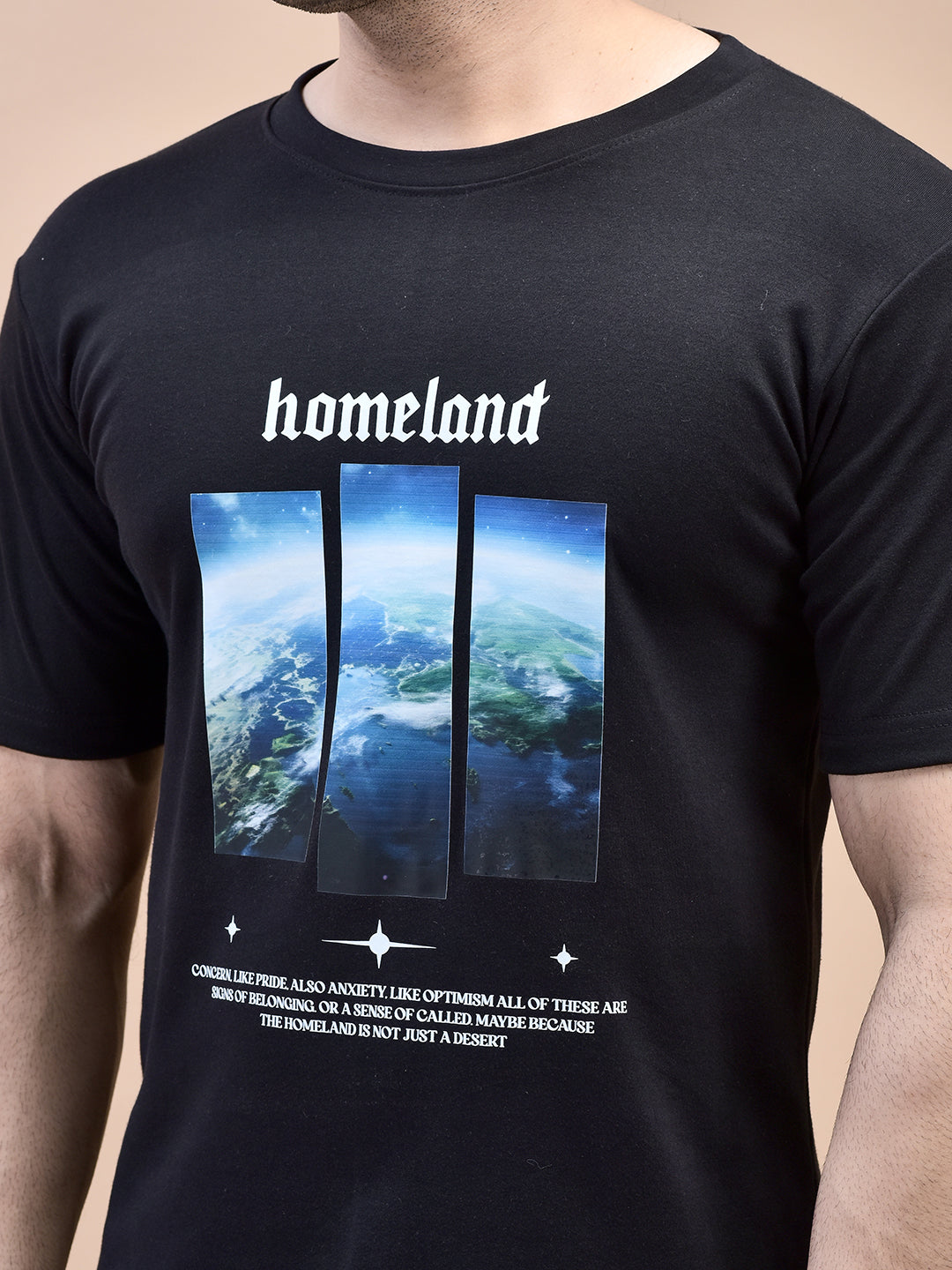 Vordy'X Homeland Regular Fit Black T-Shirt