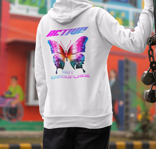 Vordy'X Unisex Active Pure Cotton White Hoodie (Introductory Price For Limited Period) 🛍️🔥