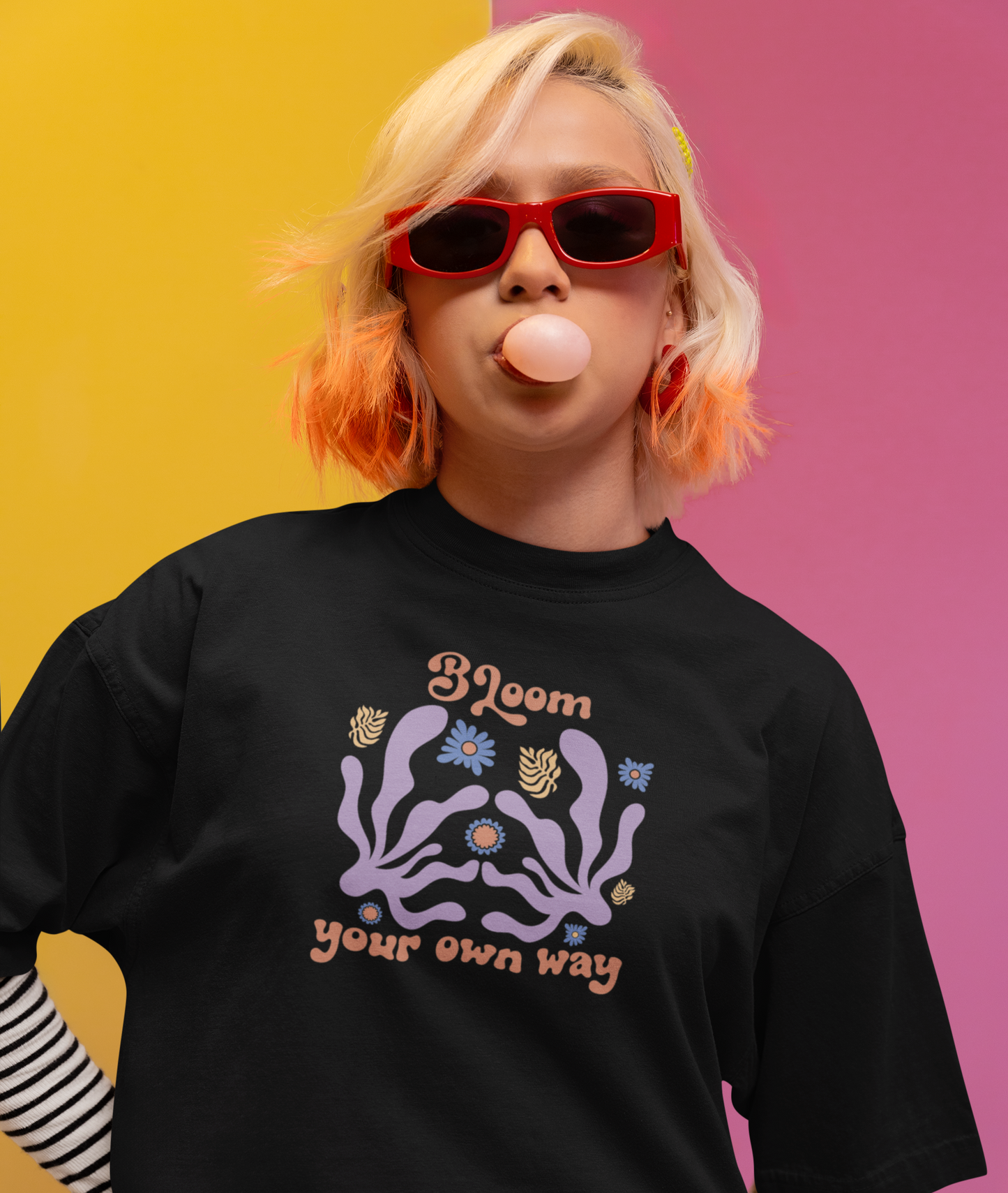 Vordy'X Bloom Your Own Way Oversized T-Shirt